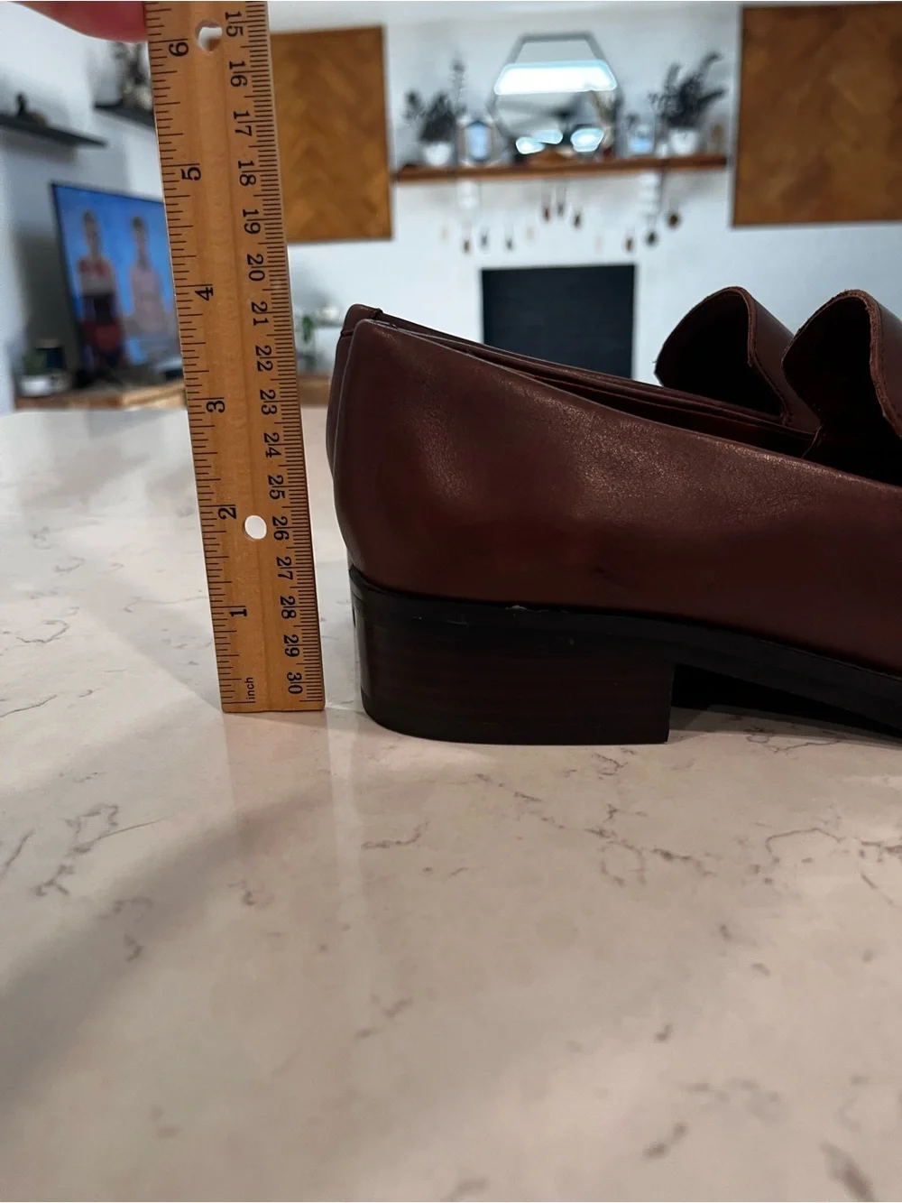 FRANCO SARTO Bocca Slip On Loafer In Oxford Brown Leather Size 7.5